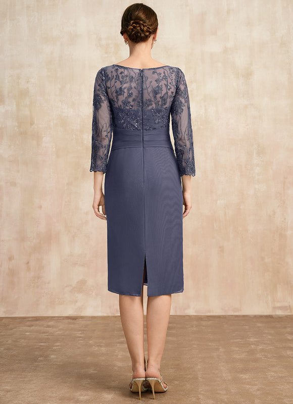 Robe Fourreau Mère Mariée Chic - gallery 3