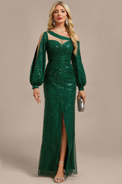 Robe Fourreau Epaule Dénudée - gallery 1