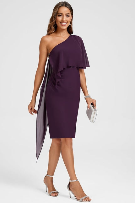 Robe Fourreau Volant - gallery 4