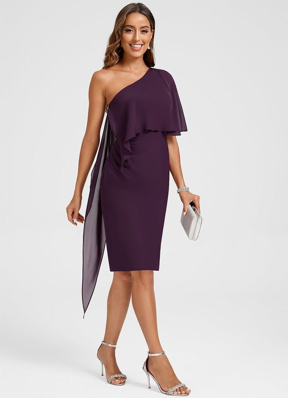 Robe Fourreau Volant - gallery 4