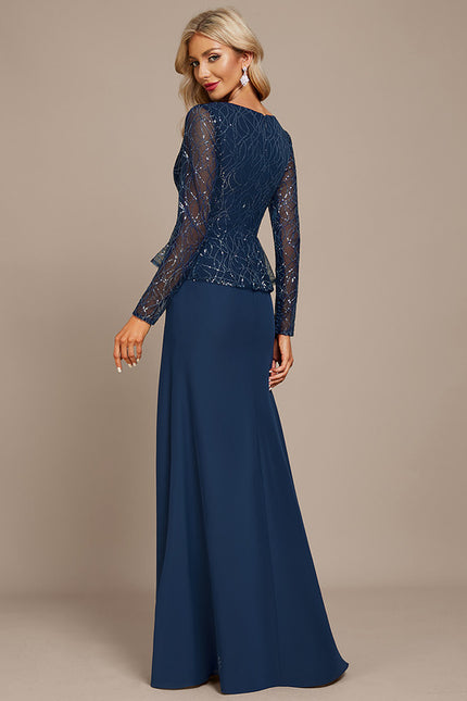 Robe Fourreau Longue Pailletée - gallery 4