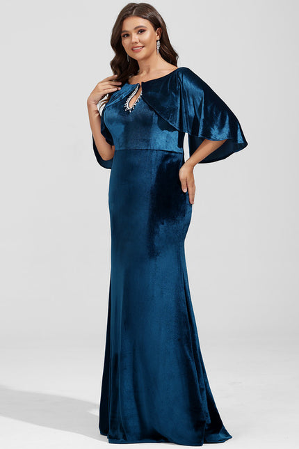 Robe Fourreau Velours Élégante - gallery 8