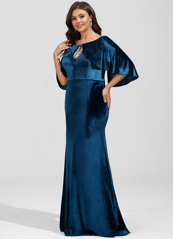 Robe Fourreau Velours Élégante - gallery 8