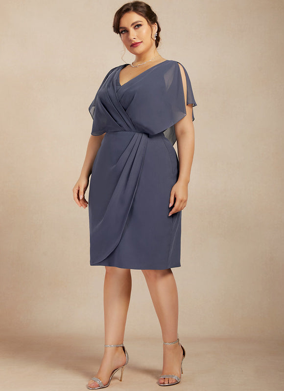 Robe Fourreau Drapée Rose - gallery 7