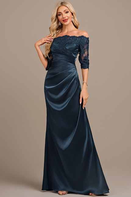 Robe Longue Fourreau Chic Pour Mariage - gallery 3