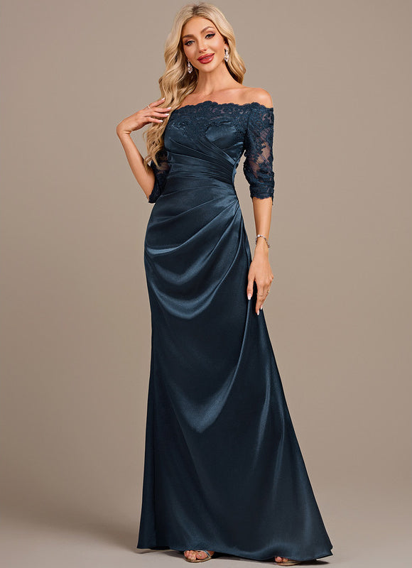 Robe Longue Fourreau Chic Pour Mariage - gallery 3