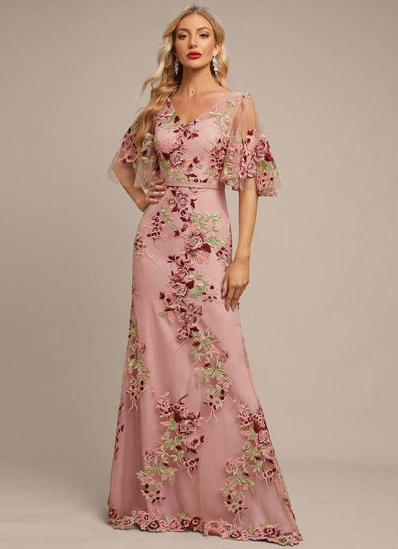 Robe Fourreau Florale Délicate
