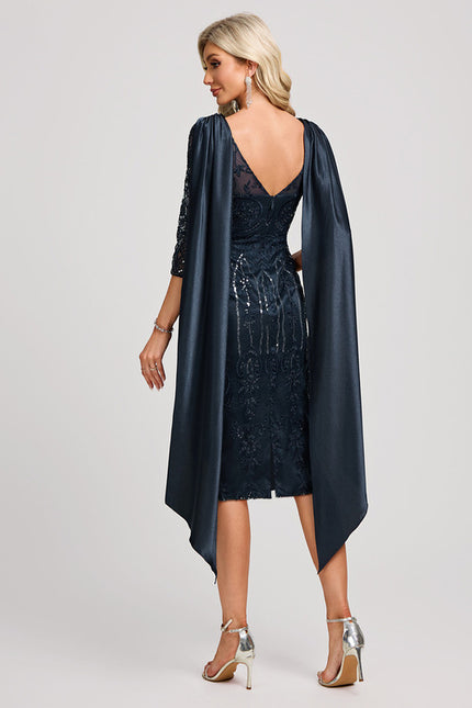 Robe Fourreau Col Benitier - gallery 5