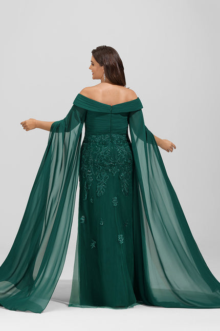 Robe Fourreau Émeraude Couture - gallery 9