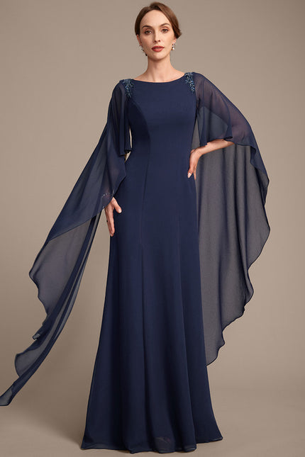 Robe Fourreau Mousseline Fluide