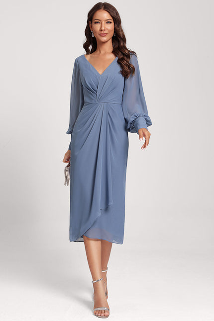 Robe Fourreau Fluide Framboise - gallery 4