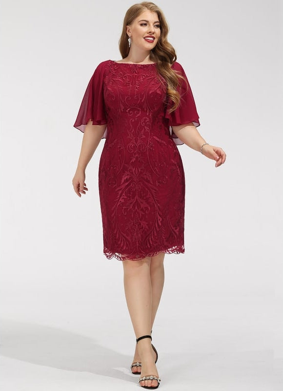 Robe Fourreau Nuit Florale - gallery 7