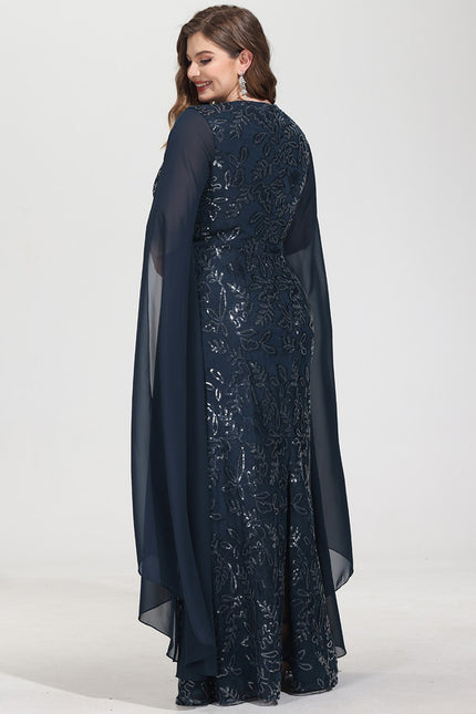Robe Fourreau Éclat Marine - gallery 8