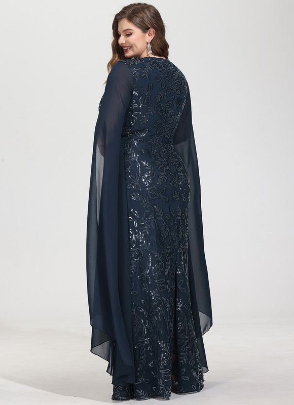 Robe Fourreau Éclat Marine - gallery 8