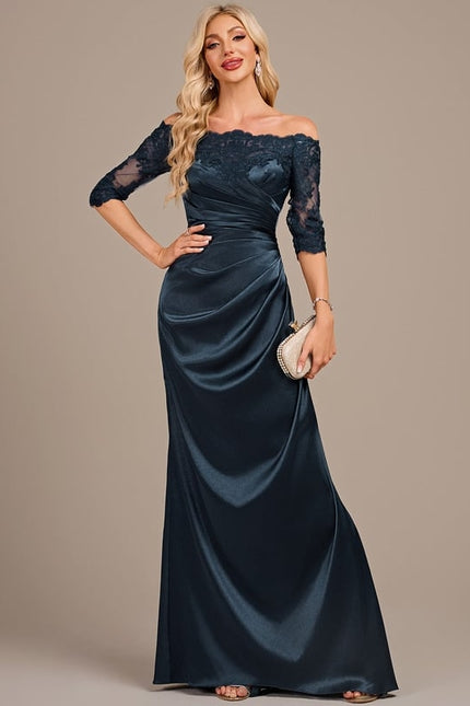 Robe Longue Fourreau Chic Pour Mariage - gallery 2