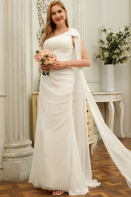 Robe Fourreau Ecru