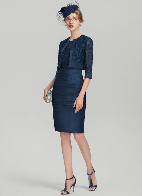 Robe Fourreau Élégance Satinée - gallery 8