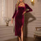 Robe Fourreau Rouge Bordeaux
