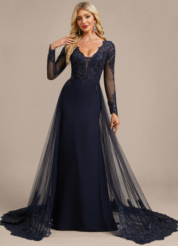 Robe Fourreau Navy - gallery 3