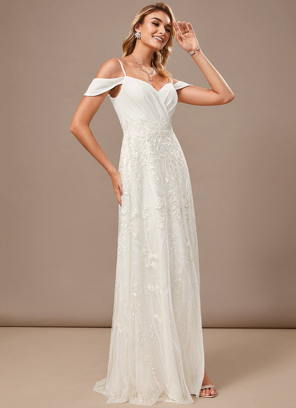 Robe Fourreau Dentelle Blanche - gallery 5