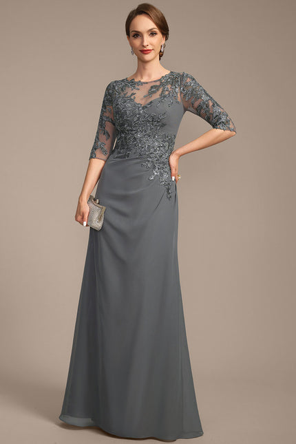 Robe Fourreau Longue Fluide - gallery 3