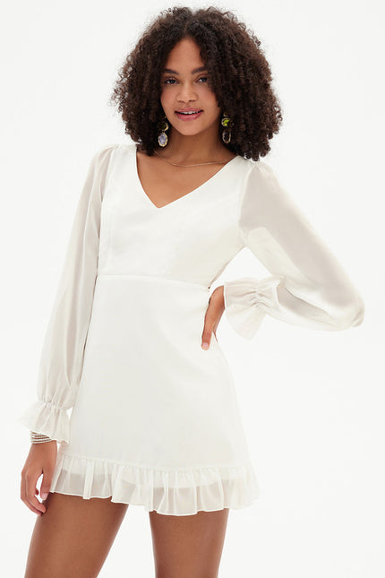 Robe Fourreau Vaporeuse Blush