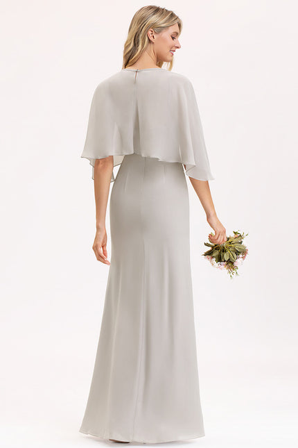 Robe Fourreau Mousseline Élégante - gallery 3