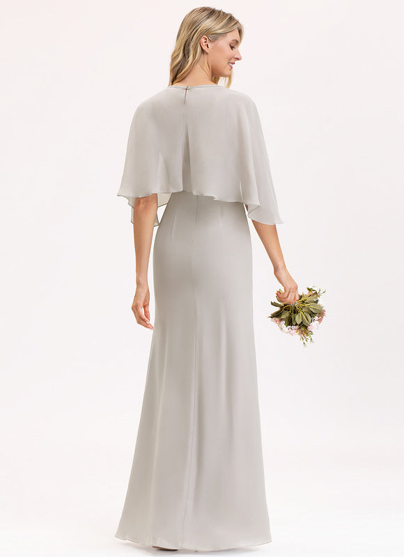 Robe Fourreau Mousseline Élégante - gallery 3