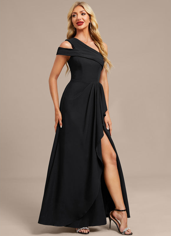 Robe Fourreau Asymétrique - gallery 4