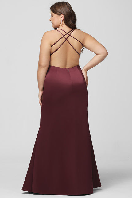Robe Fourreau Bordeau Chic - gallery 5