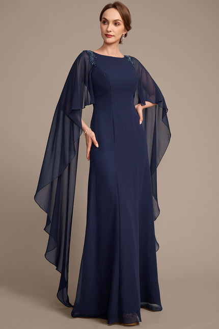 Robe Fourreau Mousseline Fluide - gallery 4