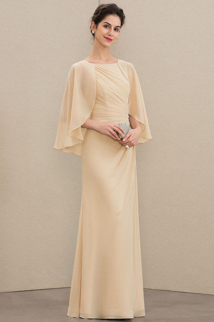 Robe Fourreau Écrue Élégante - gallery 1