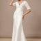 Robe Fourreau Blanche Mariage