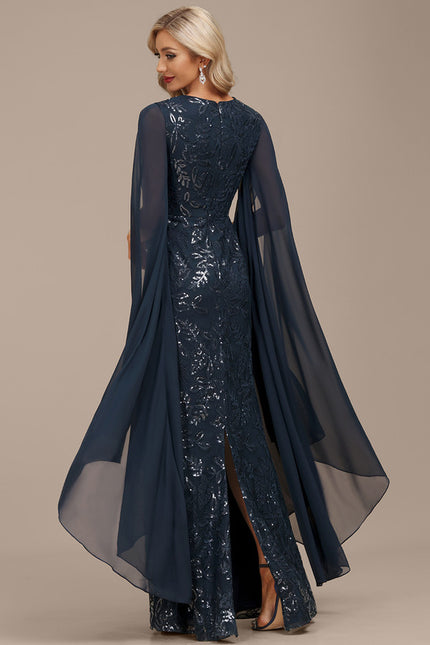 Robe Fourreau Éclat Marine - gallery 6