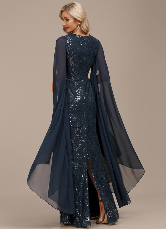 Robe Fourreau Éclat Marine - gallery 6