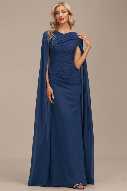Robe Fourreau Marine - gallery 3