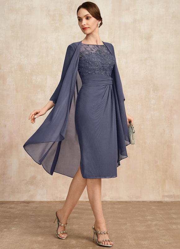 Robe Fourreau Mère Mariée Chic - gallery 6