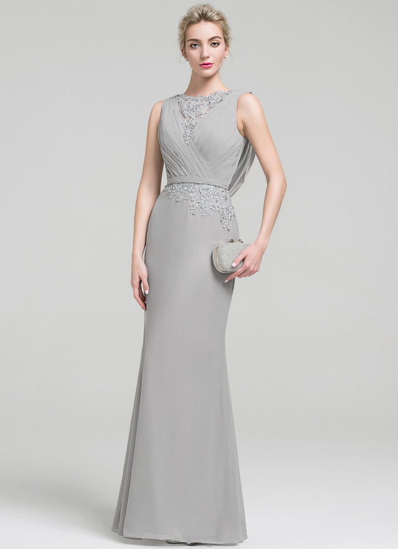 Robe Fourreau Silhouette Grise Élégante - gallery 3