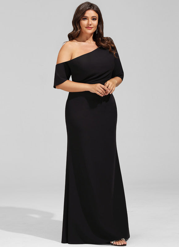 Robe Fourreau Silhouette Asymétrique Chic - gallery 8