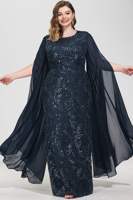 Robe Fourreau Éclat Marine - gallery 7