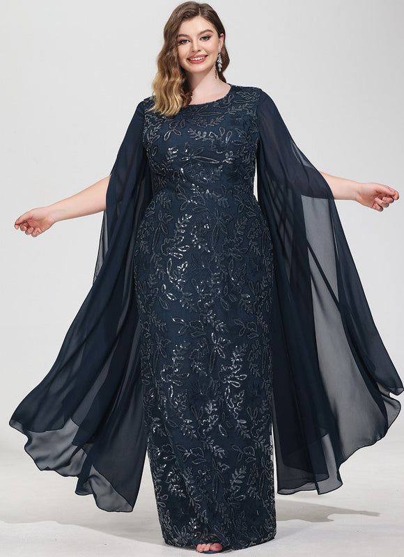 Robe Fourreau Éclat Marine - gallery 7