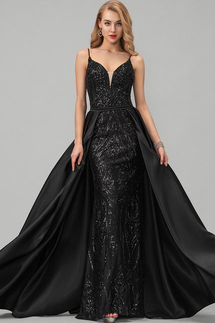 Robe Fourreau Noire Glamour