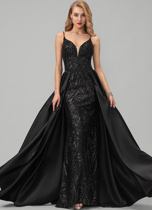Robe Fourreau Noire Glamour
