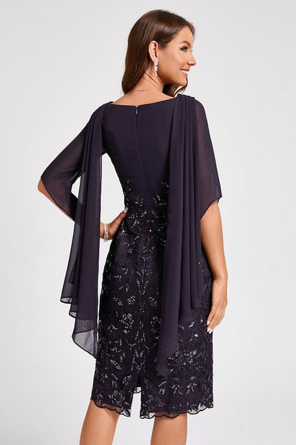 Robe Fourreau Étoile Noire - gallery 2