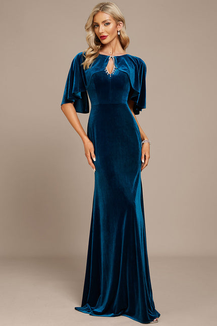 Robe Fourreau Velours Élégante - gallery 2