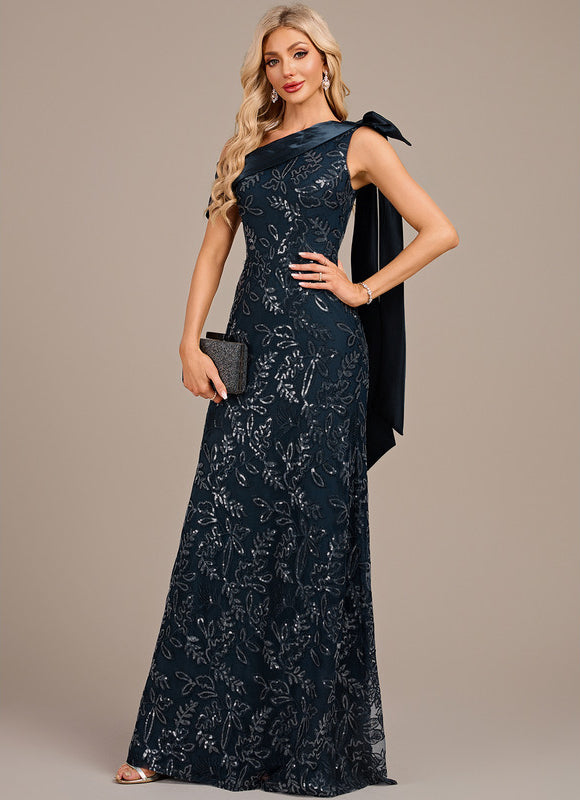 Robe Fourreau Satinée Ornée - gallery 3