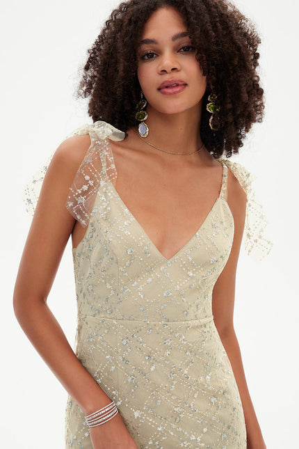 Robe Fourreau Scintillante Ajustée - gallery 7