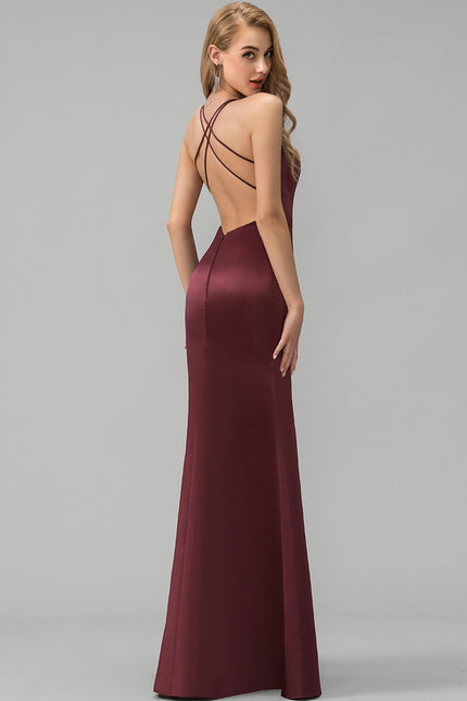 Robe Fourreau Bordeau Chic - gallery 3