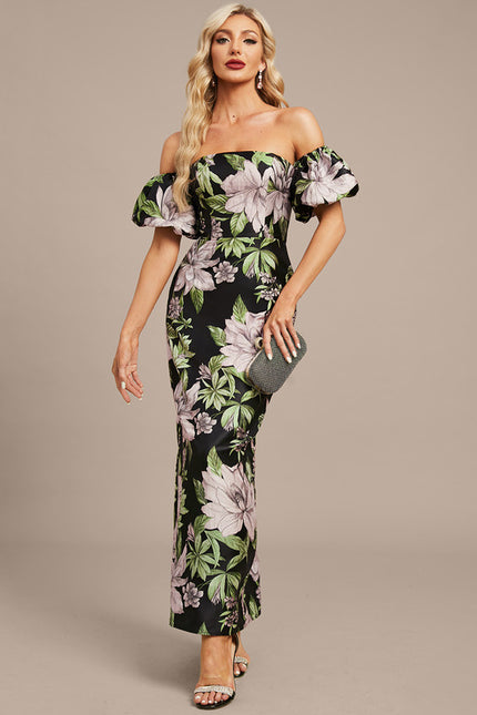 Robe Fourreau Florale Ajustée - gallery 2
