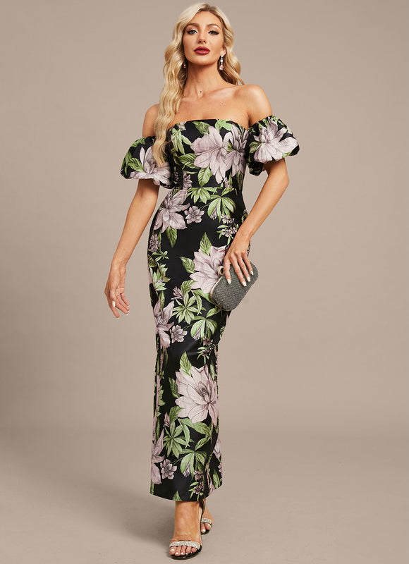 Robe Fourreau Florale Ajustée - gallery 2